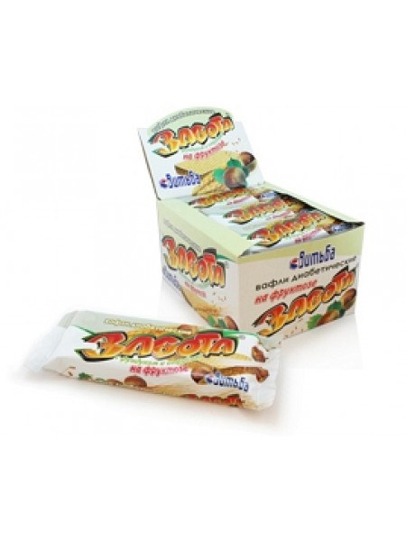 Вафли Забота на фруктозе фундук и отруб 33г*15шт Витьба КФ Вафли Забота на фруктозе фундук и отруб 33г*15шт Витьба КФ